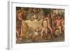 Wedding Feast of Cupid and Psyche, Detail-Giulio Romano-Framed Giclee Print