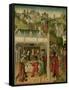 Wedding Feast of Saint Elizabeth of Hungary and Louis of Thuringia in the Wartburg-Master of the St Elizabeth Panels-Framed Stretched Canvas