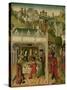 Wedding Feast of Saint Elizabeth of Hungary and Louis of Thuringia in the Wartburg-Master of the St Elizabeth Panels-Stretched Canvas