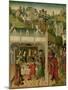 Wedding Feast of Saint Elizabeth of Hungary and Louis of Thuringia in the Wartburg-Master of the St Elizabeth Panels-Mounted Art Print