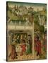 Wedding Feast of Saint Elizabeth of Hungary and Louis of Thuringia in the Wartburg-Master of the St Elizabeth Panels-Stretched Canvas