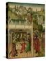 Wedding Feast of Saint Elizabeth of Hungary and Louis of Thuringia in the Wartburg-Master of the St Elizabeth Panels-Stretched Canvas