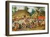 Wedding Feast-Pieter Brueghel the Younger-Framed Giclee Print