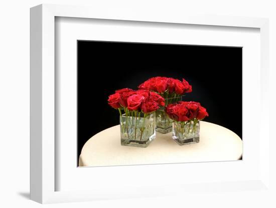 Wedding Flowers Table Centre Piece-DallasEventsInc-Framed Photographic Print