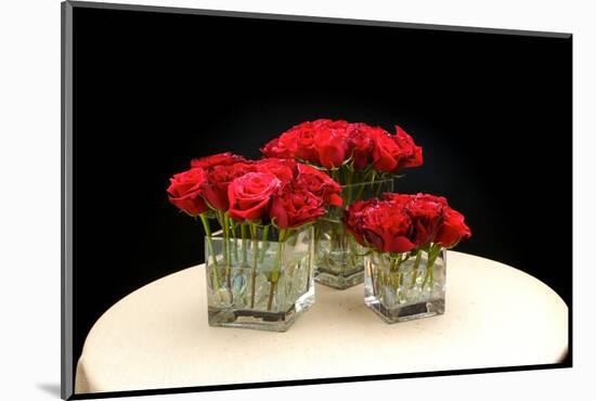 Wedding Flowers Table Centre Piece-DallasEventsInc-Mounted Photographic Print