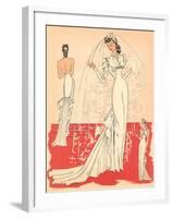 Wedding Gown-null-Framed Art Print