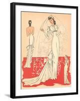 Wedding Gown-null-Framed Art Print