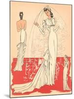 Wedding Gown-null-Mounted Art Print