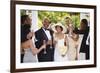 Wedding Guests Toasting Bride and Groom-Blend Images-Framed Photographic Print