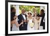 Wedding Guests Toasting Bride and Groom-Blend Images-Framed Photographic Print