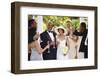 Wedding Guests Toasting Bride and Groom-Blend Images-Framed Photographic Print