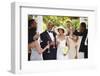 Wedding Guests Toasting Bride and Groom-Blend Images-Framed Photographic Print