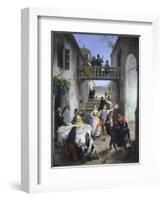 Wedding in Brianza, 1873-Angelo Inganni-Framed Giclee Print