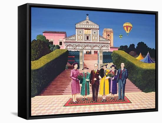 Wedding in Florence, 1972-Anthony Southcombe-Framed Stretched Canvas