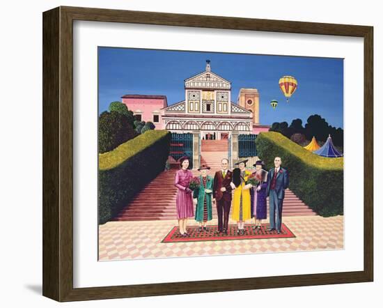 Wedding in Florence, 1972-Anthony Southcombe-Framed Giclee Print