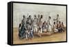 Wedding in Zambisa, Costumbres Ecuatorianas, Paisajes, Tipos y Costumbres-Juan Agustin Guerrero-Framed Stretched Canvas