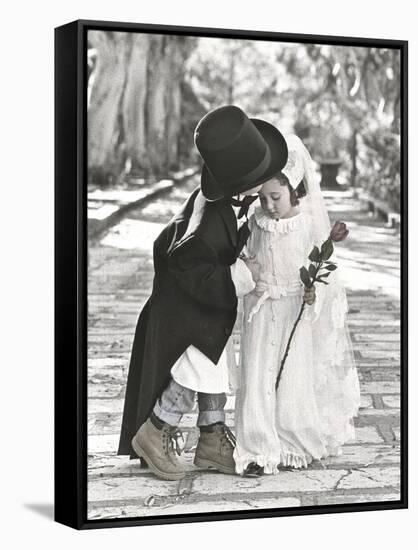Wedding Kiss-Gail Goodwin-Framed Stretched Canvas