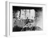 Wedding Meal of Suzanne Hoschede and Theodore Earl Butler, 20 July 1892 (B/W Print)-null-Framed Giclee Print