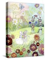 Wedding Mice-Jennifer Zsolt-Stretched Canvas