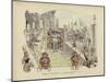 Wedding of Bertrand Du Guesclin and Tiphaine Raguenel-Paul de Semant-Mounted Giclee Print