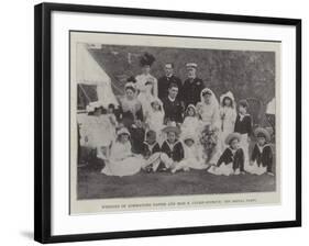 Wedding of Commander Napier and Miss E Culme-Seymour, the Bridal Party-null-Framed Giclee Print