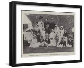 Wedding of Commander Napier and Miss E Culme-Seymour, the Bridal Party-null-Framed Giclee Print