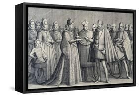 Wedding of Ferdinando De' Medici and Christine of Lorraine, 1589-Jacques Callot-Framed Stretched Canvas
