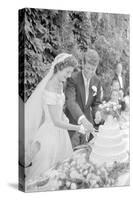 Wedding of Jackie Bouvier and Senator John F. Kennedy at Newport, Rhode Island, 1953-Toni Frissell-Stretched Canvas