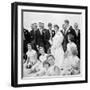 Wedding of Jackie Bouvier and Senator John F. Kennedy at Newport, Rhode Island, 1953-Toni Frissell-Framed Photographic Print