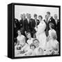 Wedding of Jackie Bouvier and Senator John F. Kennedy at Newport, Rhode Island, 1953-Toni Frissell-Framed Stretched Canvas