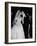 Wedding of Mary Freeman, Champion Swimmer, and John Kelly Kissing-George Skadding-Framed Photographic Print