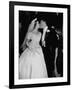 Wedding of Mary Freeman, Champion Swimmer, and John Kelly Kissing-George Skadding-Framed Photographic Print