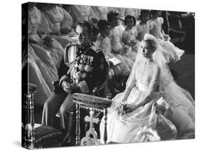 Wedding of Prince Rainier of Monaco to American Actress Grace Kelly-Thomas D^ Mcavoy-Stretched Canvas