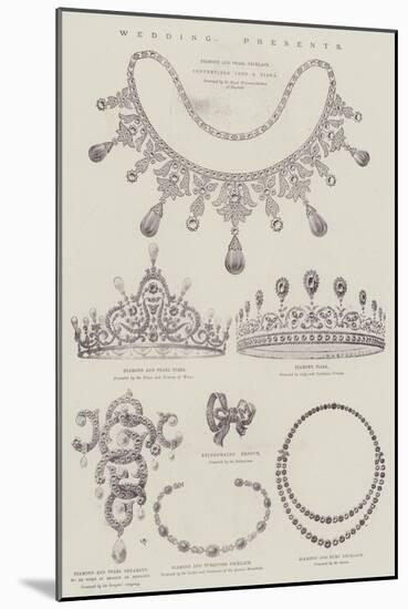 Wedding of Princess Maud of Wales and Prince Charles of Denmark-null-Mounted Giclee Print