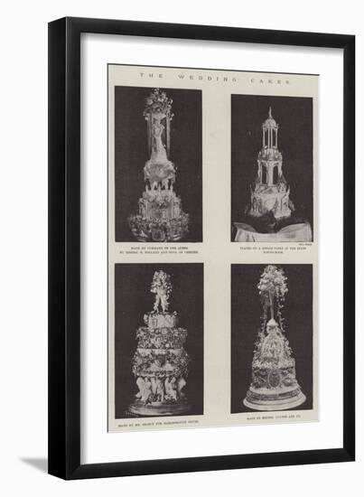 Wedding of Princess Maud of Wales and Prince Charles of Denmark-null-Framed Giclee Print