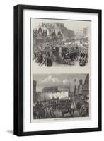 Wedding of the Prince of Wales and Alexandra of Denmark-null-Framed Giclee Print