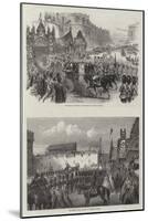 Wedding of the Prince of Wales and Alexandra of Denmark-null-Mounted Giclee Print