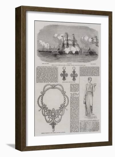 Wedding of the Prince of Wales and Alexandra of Denmark-null-Framed Giclee Print