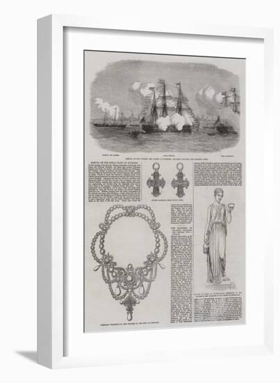 Wedding of the Prince of Wales and Alexandra of Denmark-null-Framed Giclee Print