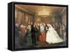 Wedding, Painting by Leonid Solomatkin (1837-1883)-null-Framed Stretched Canvas