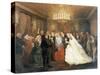 Wedding, Painting by Leonid Solomatkin (1837-1883)-null-Stretched Canvas