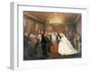 Wedding, Painting by Leonid Solomatkin (1837-1883)-null-Framed Giclee Print