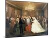 Wedding, Painting by Leonid Solomatkin (1837-1883)-null-Mounted Giclee Print