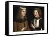 Wedding Painting of Ladislaus and Magdalena of Valois-null-Framed Stretched Canvas