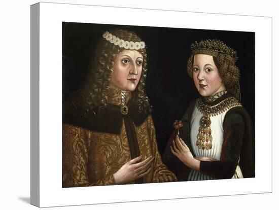 Wedding Painting of Ladislaus and Magdalena of Valois-null-Stretched Canvas