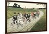 Wedding Party on Bicycles C1910-Chris Hellier-Framed Photographic Print