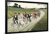 Wedding Party on Bicycles C1910-Chris Hellier-Framed Photographic Print