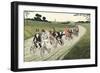 Wedding Party on Bicycles C1910-Chris Hellier-Framed Photographic Print