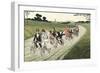 Wedding Party on Bicycles C1910-Chris Hellier-Framed Photographic Print