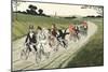 Wedding Party on Bicycles C1910-Chris Hellier-Mounted Photographic Print